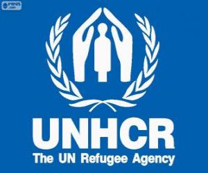 Puzzle UNHCR λογότυπο, Ύπατη Αρμοστεία του ΟΗΕ για τους Πρόσφυγες